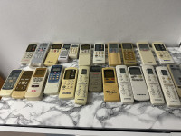 Daljinski za razne klima uređaje,svi su ispravni,svaki je po 10 eura