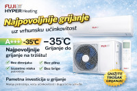 Klima uređaji FUJI AIR TOP CIJENA-Najštedljiviji u klasi