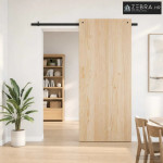 Okovi za klizna vrata 200 cm Čelik Crna - Crna 200 cm