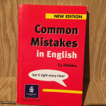 COMMON MISTAKES IN ENGLISH, T. J Fitikides