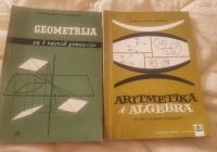 Geografija i  Aritmetika i algebra za 1.razred gimnazije;Kurepa,Smolec
