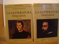 Francesco De Sanctis, La Letteratura Italiana,  Volume I - II.