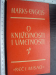 O KNJIŽEVNOSTI I UMJETNOSTI - Marks / Engels