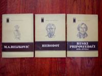 Lot 3 knjige HERODOT , M. A. RELJKOVIĆ , RUSKI PRIPOVJEDAČI XIX. ST.