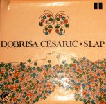 SLAP Dobriša Cesarić + ploča sa pjesmama koje recitira Cesarić 1974