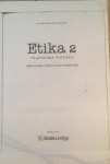 Tragovima čovjeka, Etika 2, udžbenik, Školska knjiga