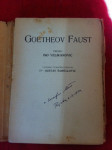 Goetheov Faust, preveo I.Velikanović, 1919.