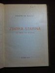 Honore de Balzac, Zbirka starina, 1943.