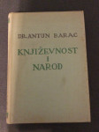Antun Barac: Književnost i narod