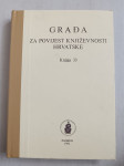 Građa za povijest književnosti Hrvatske; Knjiga 33
