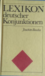 Joachim Buscha - Lexikon deutscher Konjunktionen