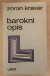 Kravar , Zoran : Barokni opis