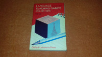 Language teaching games, W. R. Lee, Oxford - 1985. godina