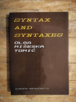 Olga Mišeska Tomić - Syntax and Syntaxes : the generative approach...