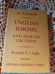 Teorija jezika i književnosti ,English idioms