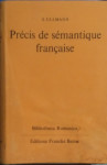 S. Ulmann – Précis de sémantique française