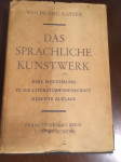 Wolfgang Kayser, Das Sprachliche Kunstwerk, 1961. njem.