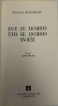 Sve je dobro što se dobro svrši