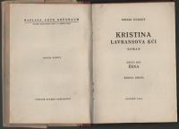 Undset, Sigrid - Kristina, Lavransova kći : roman