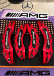 AMG SPORTSKI POKLOPCI KOČIONIH ČELJUSTI MERCEDES BENZ amg kocnice red