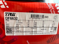 Diskovi stražnji TRW DF6632 za Peugeot 308, 3008, Citroen C4