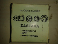 Gumice za kočnice za zastavu 101 ili Yugo