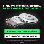 NISSAN JUKE, MICRA, QASHQAI, X TRAIL - DISKOVI, PLOČICE, ČELJUSTI