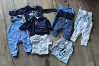 Lot hlačice, majice, pidžama, kombinezoni - 62