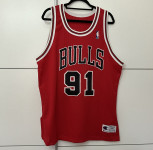 100% Authentic Dennis Rodman Vintage Champion 96 97 Bulls Jersey