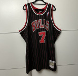 Chicago Bulls Toni Kukoc #7 Mitchell & Ness Black 1995/96 NBA Swingman