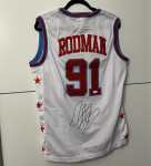 Dennis Rodman Signed #91 NBA Basketball Custom Jersey