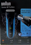 Braun serije 3 plavo crni Model 3040s wet&dry