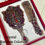 Elegantni poklon set, vintage set ogledala i češlja