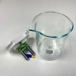 Elektrode za proizvodnju koloidnog željeza s čašom od 200 ml