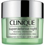 Clinique Superdefense Noćna Hidratantna Krema za Masnu Kožu 50 ml