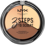 Nyx Professional Makeup 3 Steps to Sculpt Face Sculpting Palette -