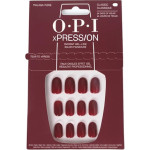 Opi Xpress-On Uñas Artificiales Tonos Icónicos Malaga Wine 30 U