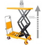 Platforma s nožnim škarastim podizačem TA3510 350kg 1300mm CORMAK