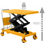 Platforma s nožnim škarastim podizačem TA8015 800kg 1500mm CORMAK