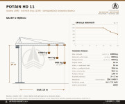 Građevinski kran POTAIN HD 11