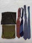 Set  4 kravate + 2 marame (Croata, Svilanit)