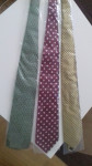 Tri nove svilene kravate, cijena za sve