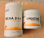 NOV kreatin monohidrat (300 g) + BCAA 2-1-1 (400 g), ROK DO 16.3./14.4