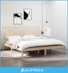 Okvir za krevet od masivne borovine 200 x 200 cm - NOVO