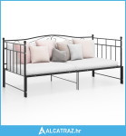 Okvir za krevet na razvlačenje crni metalni 90 x 200 cm - NOVO