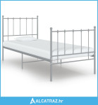 Okvir za krevet sivi metalni 90 x 200 cm - NOVO