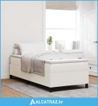 Box Spring Krevet Krem 100x200 cm Čorduroj Tkanina - NOVO