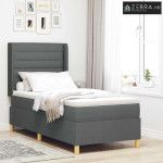 Box spring krevet s madracem Siva 90 x 200 cm tkanina