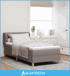 Box Spring Krevet s Madracem u Taupe boji - 80x200 cm - NOVO