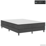 Box spring okvir za krevet od tkanine sivi 140 x 200 cm - 24.5 cm 140